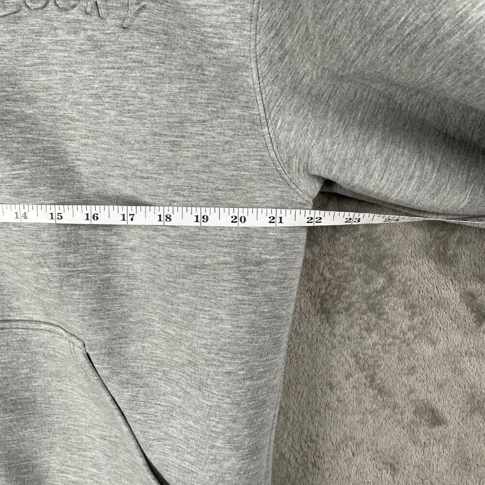 Lucky Brand LUCKY Zip Hoodie Women’s S Gray Full Zip Embossed Logo Soft Stretch - Picture 6 of 7
